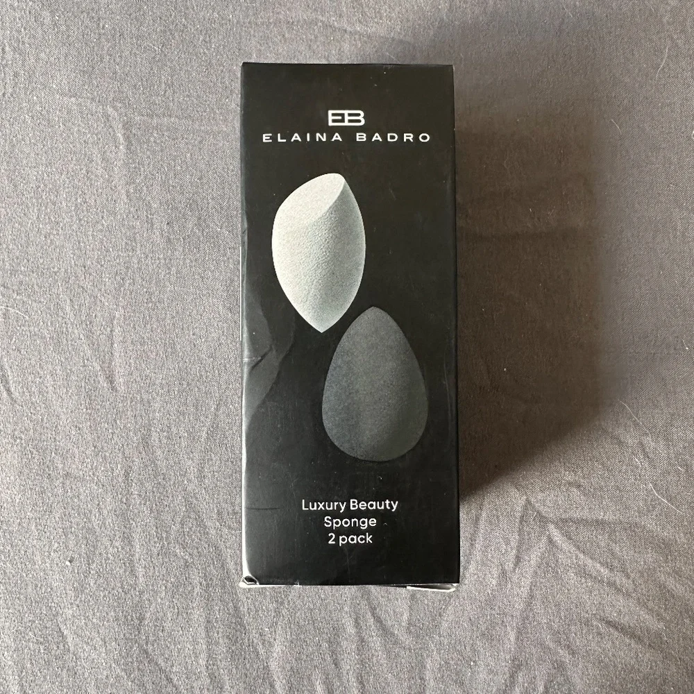 Elaina Badro Set of 2 Luxury Beauty Makeup Sponges BRAND NEW